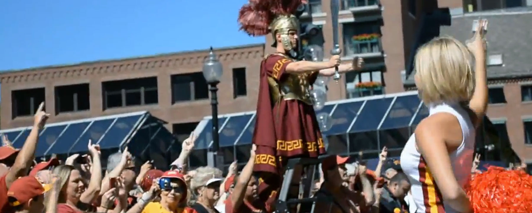 USC Fans Flood Boston - Lizi on Location